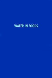 Cover of: Water in Foods: A Strategic Entry Report, 2000