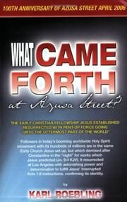 Cover of: What Came Forth at Azusa Street?
