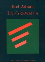 Cover of: In/somnia