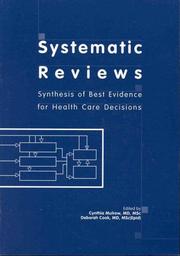 Cover of: Systematic Reviews  | 