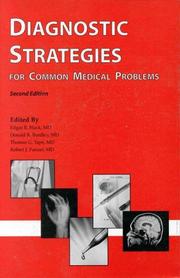 Cover of: Diagnostic strategies for common medical problems