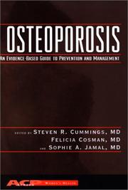 Cover of: Osteoporosis: An Evidence-Based Guide to Prevention and Management (Women's Health Series) (Women's Health Series) (Women's Health Series)