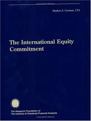 Cover of: The international equity commitment