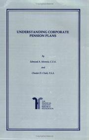Cover of: Understanding Corporate Pension Plans