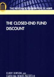 Cover of: The Closed-End Fund Discount