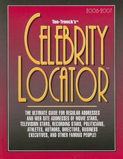 Cover of: Ten-Tronck's Celebrity Locator 2006-2007 (Celebrity Locator)