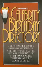 Cover of: Celebrity Birthday Directory