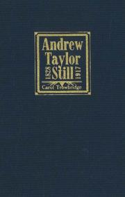 Cover of: Andrew Taylor Still, 1828-1917