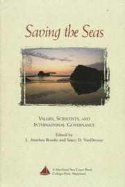 Saving the seas by Stacy D. VanDeveer