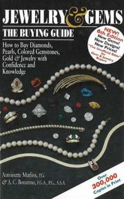 Cover of: Jewelry & Gems: The Buying Guide, 6th Edition--How to Buy Diamonds, Pearls, Colored Gemstones, Gold & Jewelry with Confidence and Knowledge