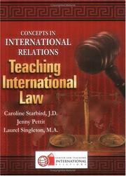 cover of Teaching International Law
