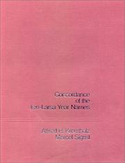 Cover of: Concordance of the Isin-Larsa year names