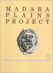 Cover of: Madaba Plains project: the 1989 season at Tell el-ʻUmeiri and vicinity and subsequent studies