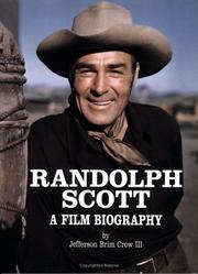 Cover of: Randolph Scott | Jefferson Brim Crow