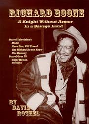 Cover of: Richard Boone by David Rothel