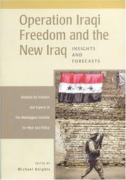 Cover of: Operation Iraqi Freedom and the New Iraq by Michael Knights, Michael Knights