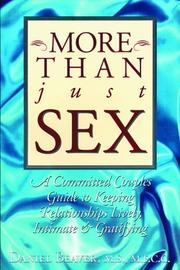 Cover of: More than just sex | Daniel Beaver