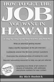 Cover of: How to get the job you want in Hawaii