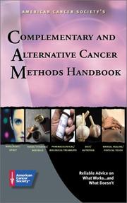 Cover of: American Cancer Society's Complementary and Alternative Cancer Methods Handbook