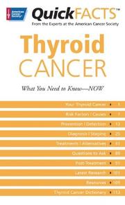 Cover of: Quick FACTS Thyroid Cancer (Quickfacts) by American Cancer Society