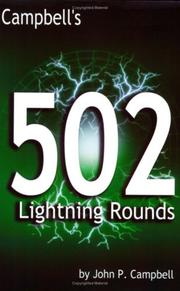 Cover of: Campbell's 502 Lightning Rounds
