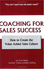 Cover of: Coaching for Sales Success