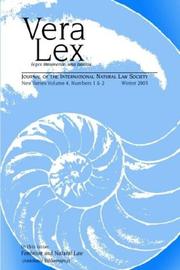Cover of: Vera Lex by Robert Chapman