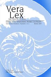 Cover of: Vera Lex | Robert Chapman