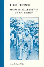 Cover of: Bugis weddings: rituals of social location in modern Indonesia