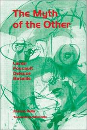 Cover of: The Myth of the Other by Franco Rella