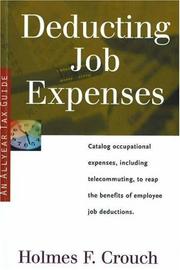 Cover of: Deducting job expenses