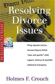 Cover of: Resolving divorce issues