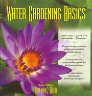 Cover of: Water Gardening Basics by William C. Uber, William C. Uber