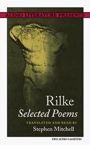 Cover of: Rilke by Rainer Maria Rilke