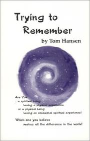 Cover of: Trying to remember
