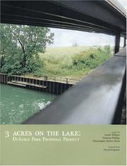 Cover of: 3 Acres on the Lake: DuSable Park Proposal Project