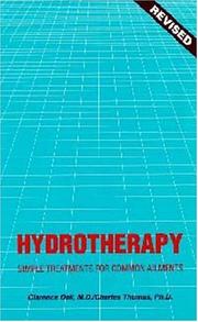 Cover of: Hydrotherapy by Clarence W. Dail, Charles S. Thomas