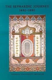 Cover of: The Sephardic journey, 1492-1992.