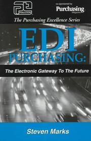 Cover of: EDI Purchasing by Steven Marks