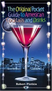 Cover of: The Original Pocket Guide to American Cocktails and Drinks