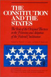 Cover of: The Constitution and the States by Patrick T. Conley