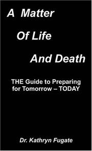 Cover of: A Matter of Life and Death