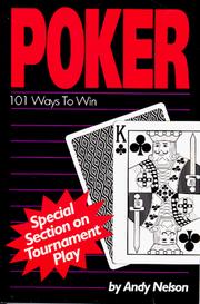 Cover of: Poker, 101 ways to win