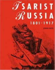 Cover of: Czarist Russia, 1801-1917