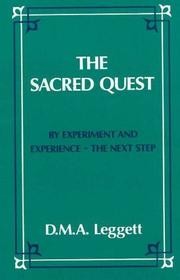 Cover of: The sacred quest by D. M. A. Leggett