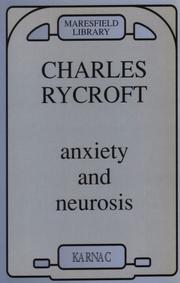 Cover of: Anxiety and Neurosis (Maresfield Library)