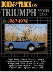 Cover of: Road and Track on Triumph Sports Cars, 1967-74