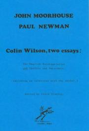 Cover of: Colin Wilson, two essays | John Moorhouse