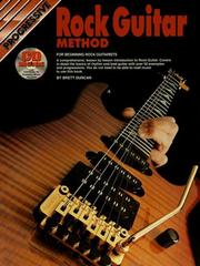 Cover of: rock guitar method