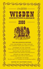 Cover of: Wisden Cricketers' Almanack by Matthew Engel